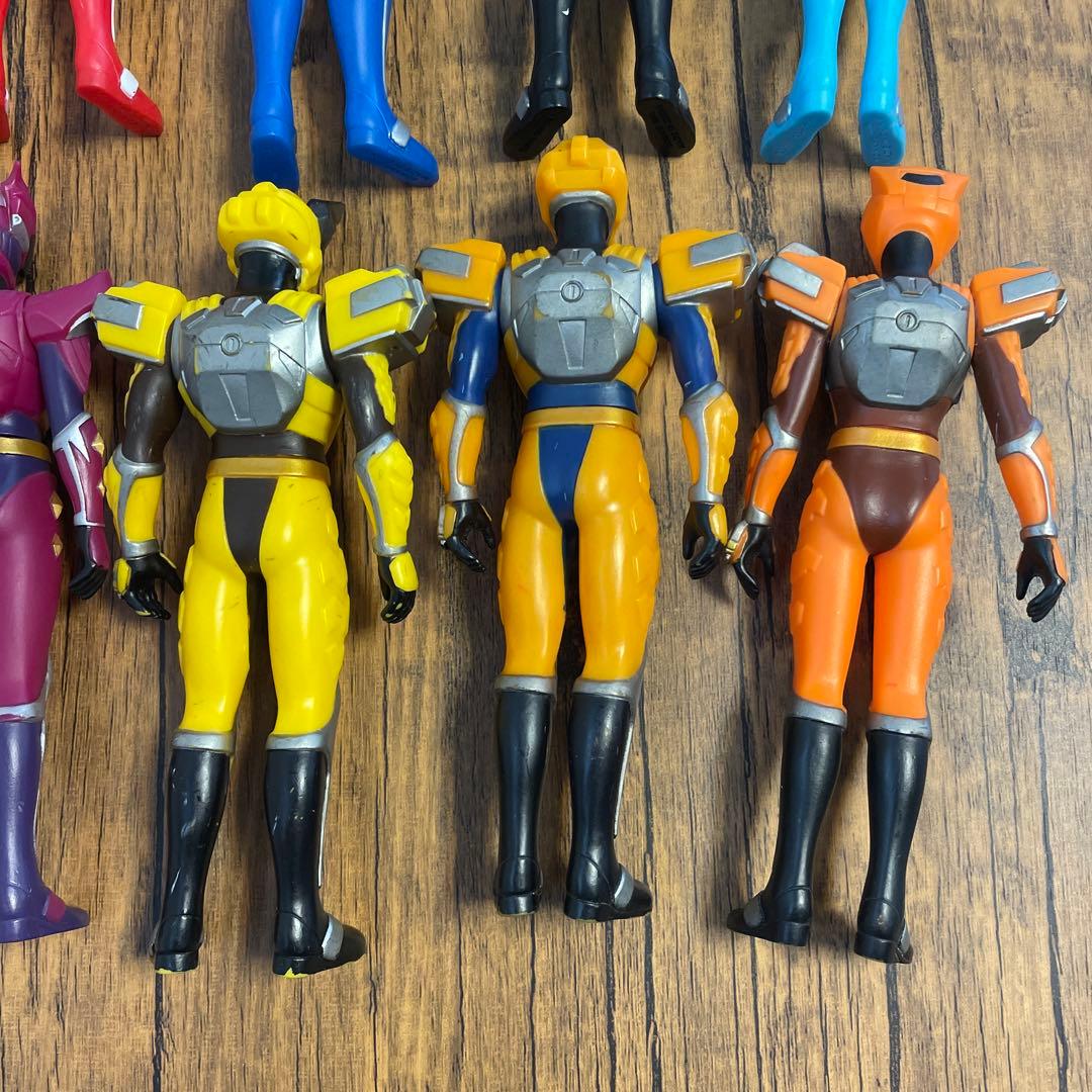 KONAMIコナミ超星神グランセイザー ソフビ人形12体セット - メルカリ