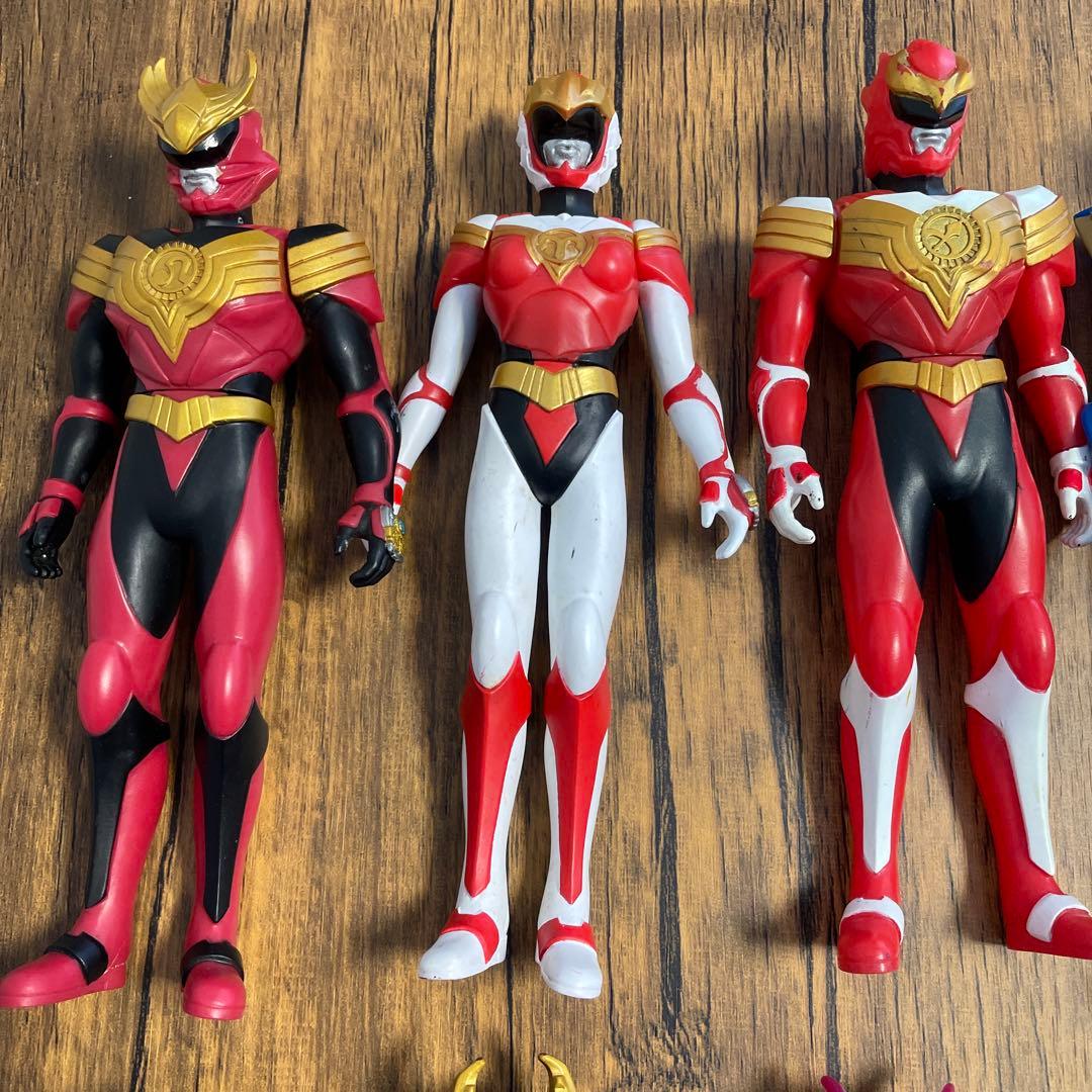 KONAMIコナミ超星神グランセイザー ソフビ人形12体セット - メルカリ