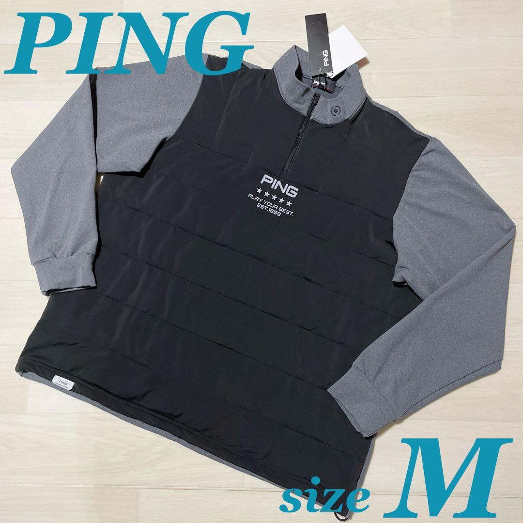 PING ゴルフ メンズ 24FWエアーフレイク ハイネック ジャケット ピン ピン ゴルフウェア 長袖シャツ 秋 冬 24FWエアーフレイク長袖