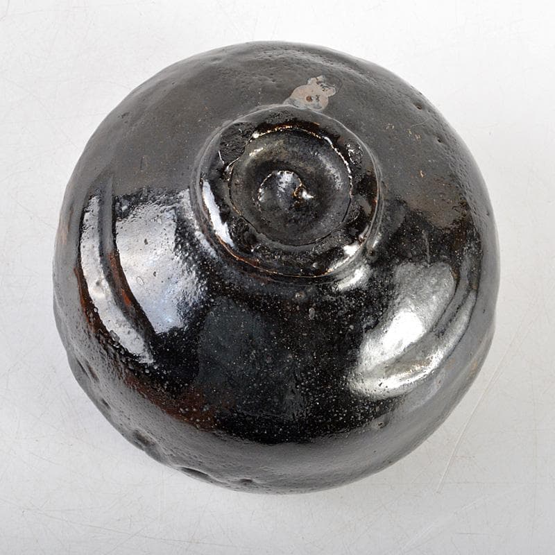 茶道具 京焼 富士山絵 黒楽茶碗 時代箱付 V R5908 - メルカリ