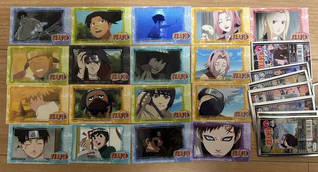d*7様 極希少) NARUTO ナルト　カード　ステッカー　フォトパス