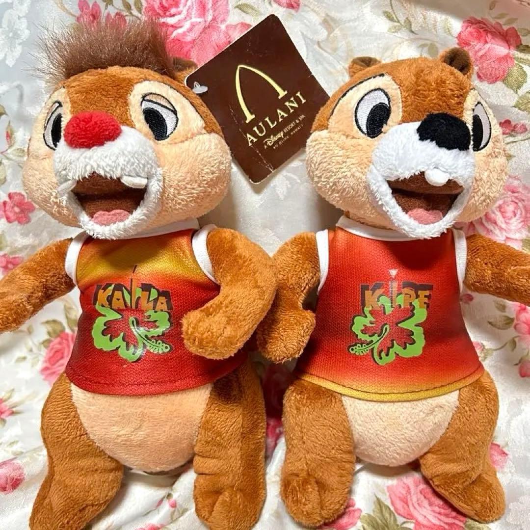 アウラニ チップとデール ぬいぐるみ ハワイ限定 ディズニー - メルカリ