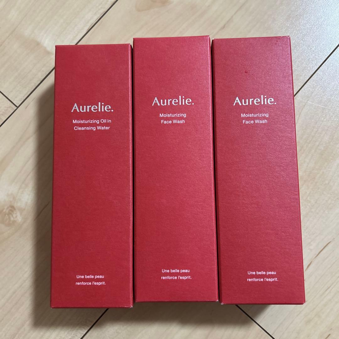 Aurelie 保湿クレンジングウォーターと洗顔セット