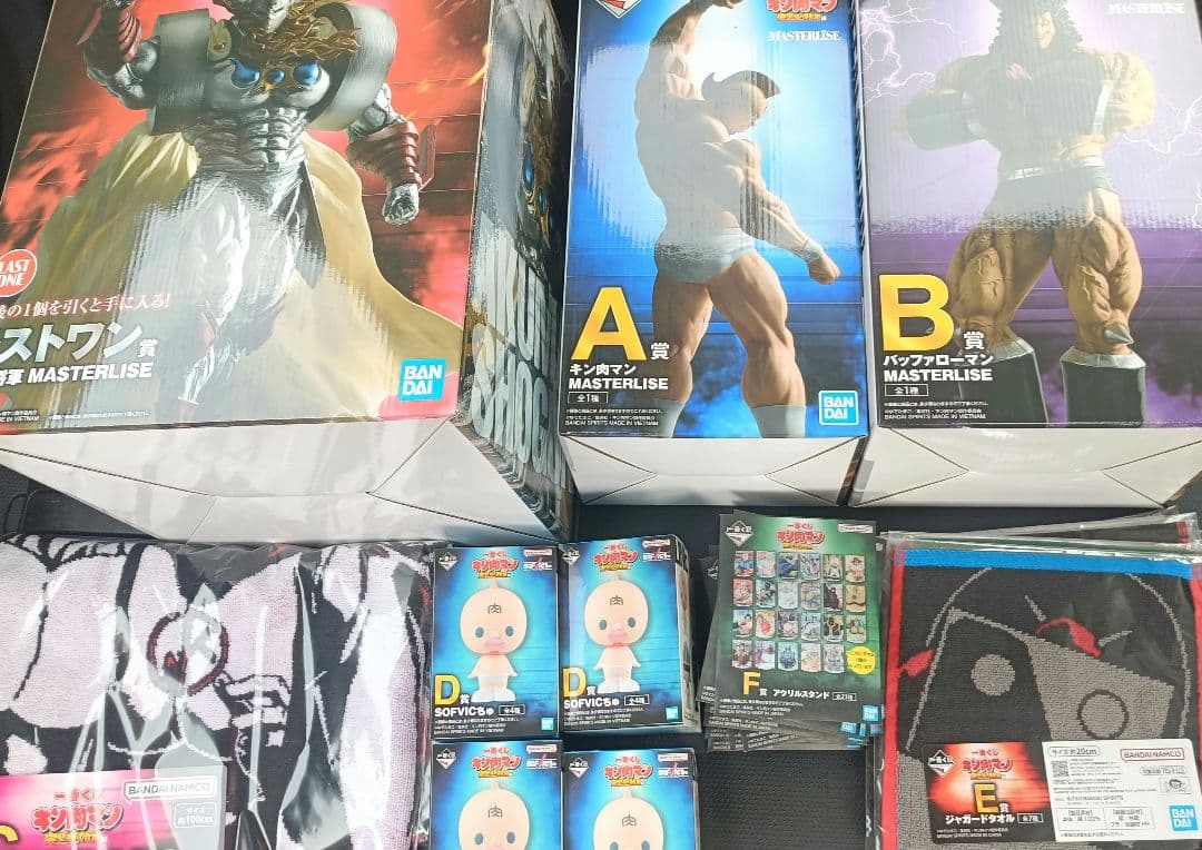 一番くじ キン肉マン 完璧超人始祖編 ラストワン A～C賞 フィギュア セット