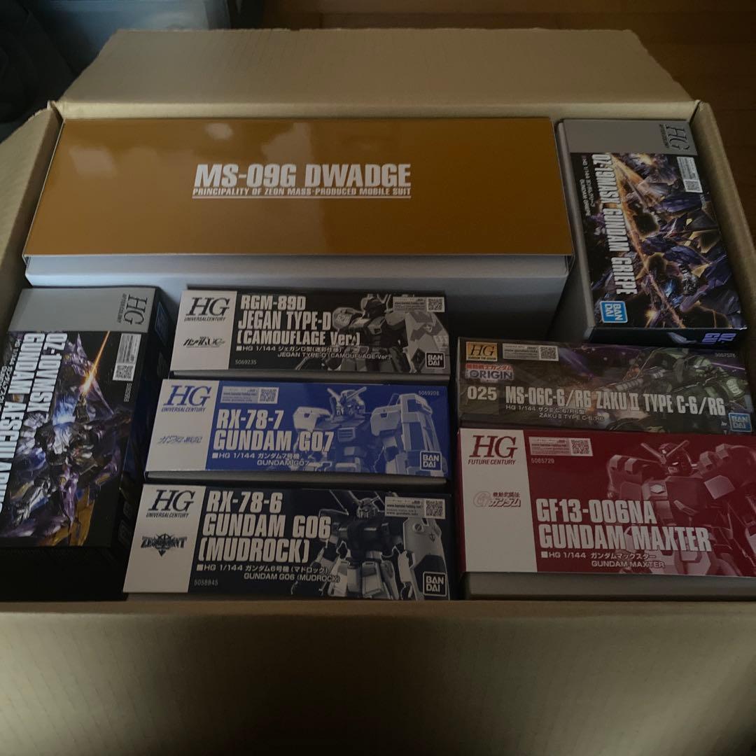 ガンプラセット　7点