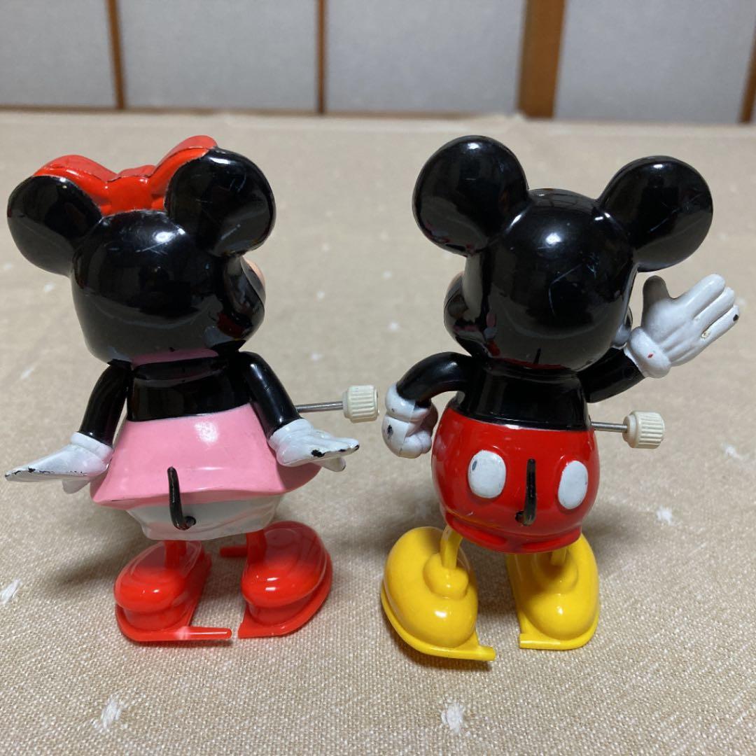 ミッキーマウス&ミニーマウス レトロぜんまい人形 - メルカリ