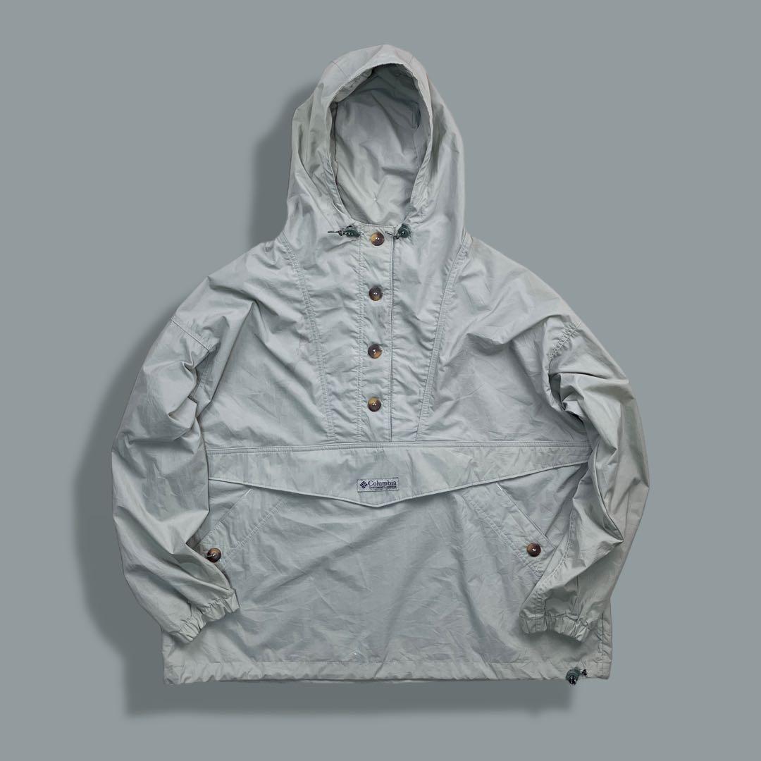 90s コロンビア コットンウッドプルオーバー ナイロンアノラック