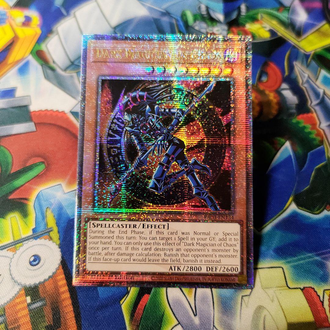 遊戯王 英語版 混沌の黒魔術師 25thシークレット クオシク - メルカリ