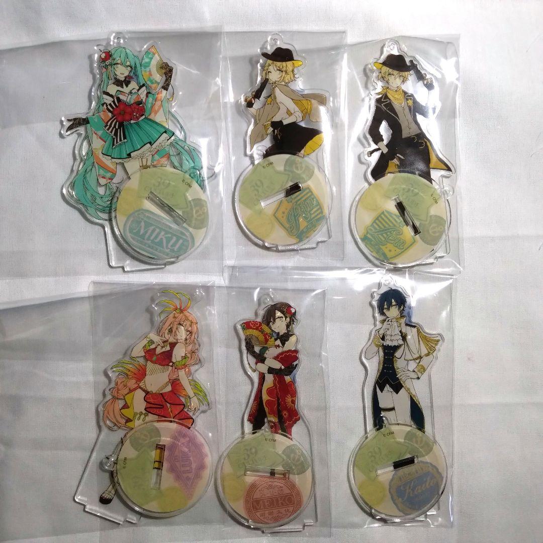 初音ミク　39culture2020 world　アクリルスタンドセット 初音ミク×「39Culture」 コラボレーションストア渋谷ロフトをはじめ