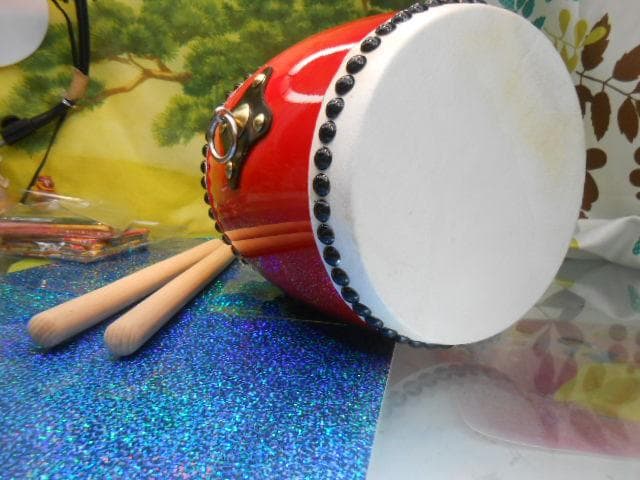 送料無料18.980円 Rエイサー沖縄大太鼓25cm*30cm 撥二本付 - メルカリ