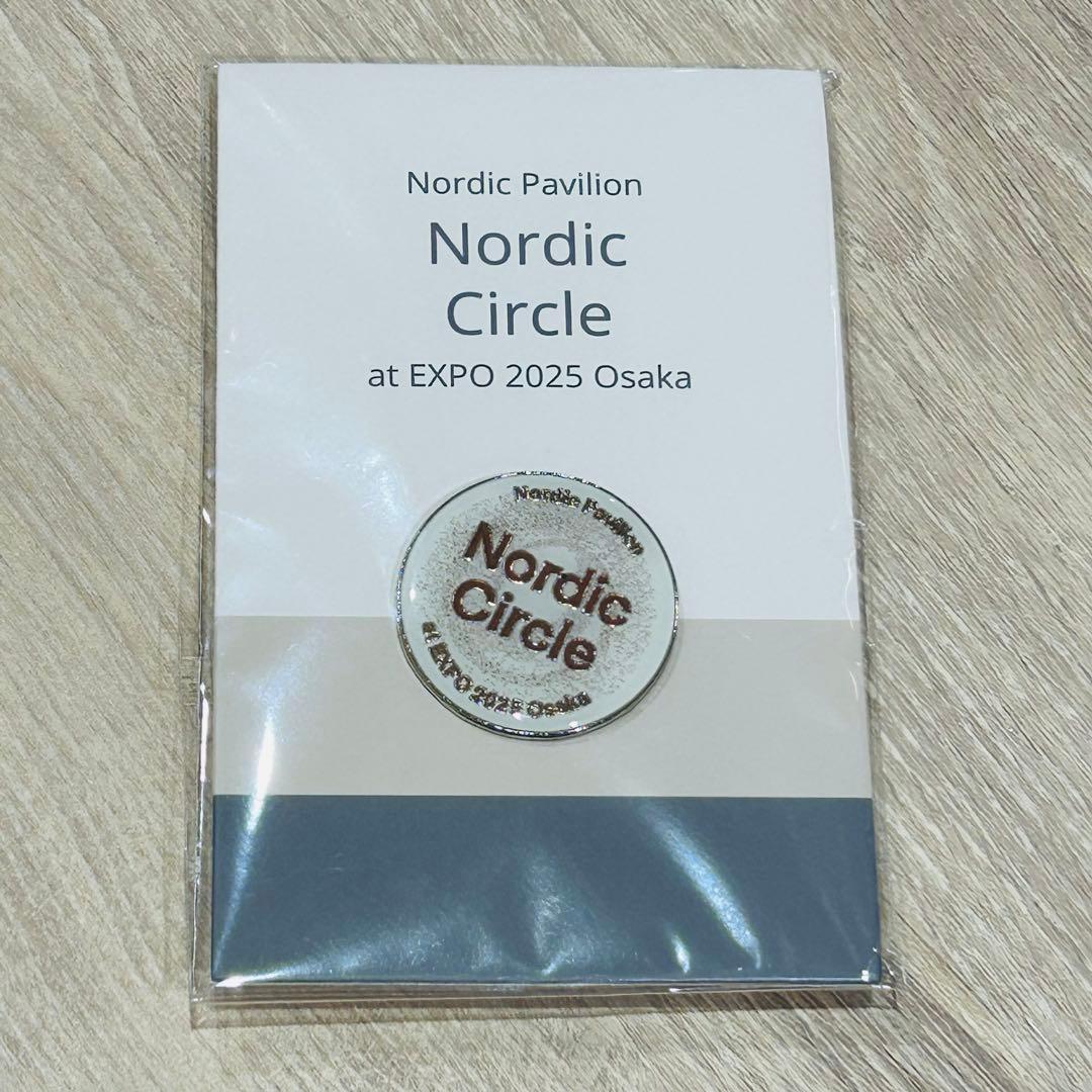 大阪万博2025 北欧館 ノルディックパビリオン 公式ピンバッジ