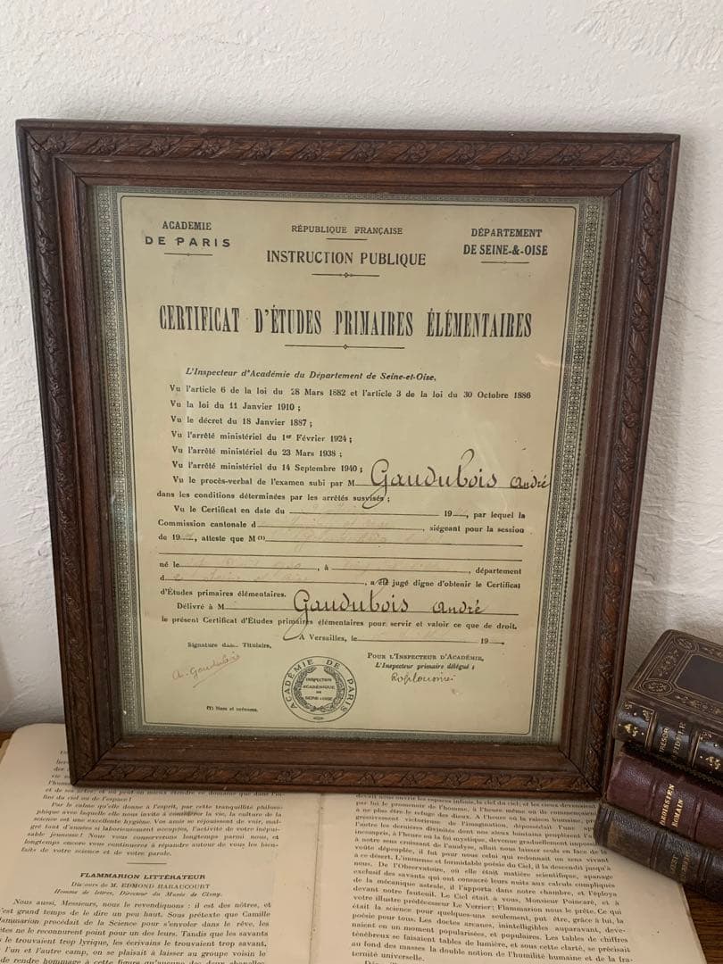 lydie　フレーム　額縁　ブロカント　蚤の市