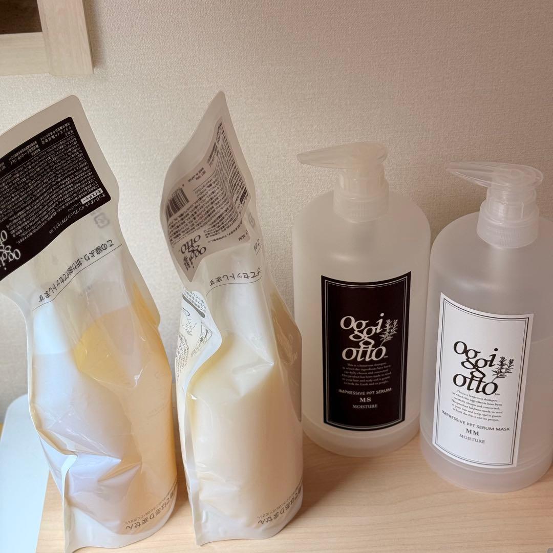 新品 Oggi Otto シャンプー・トリートメント 各700ml ボトルセット