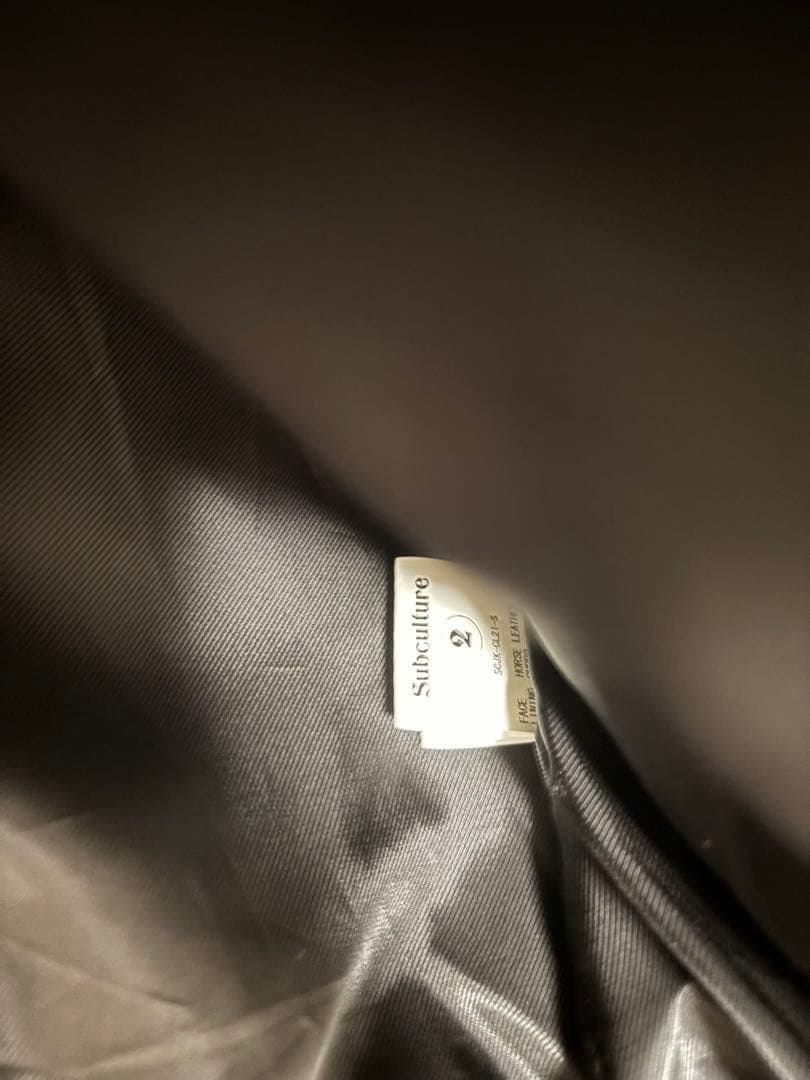 SUBCULTURE S06XX HORSE HIDE 大戦 レザー 定価以下 - メルカリ