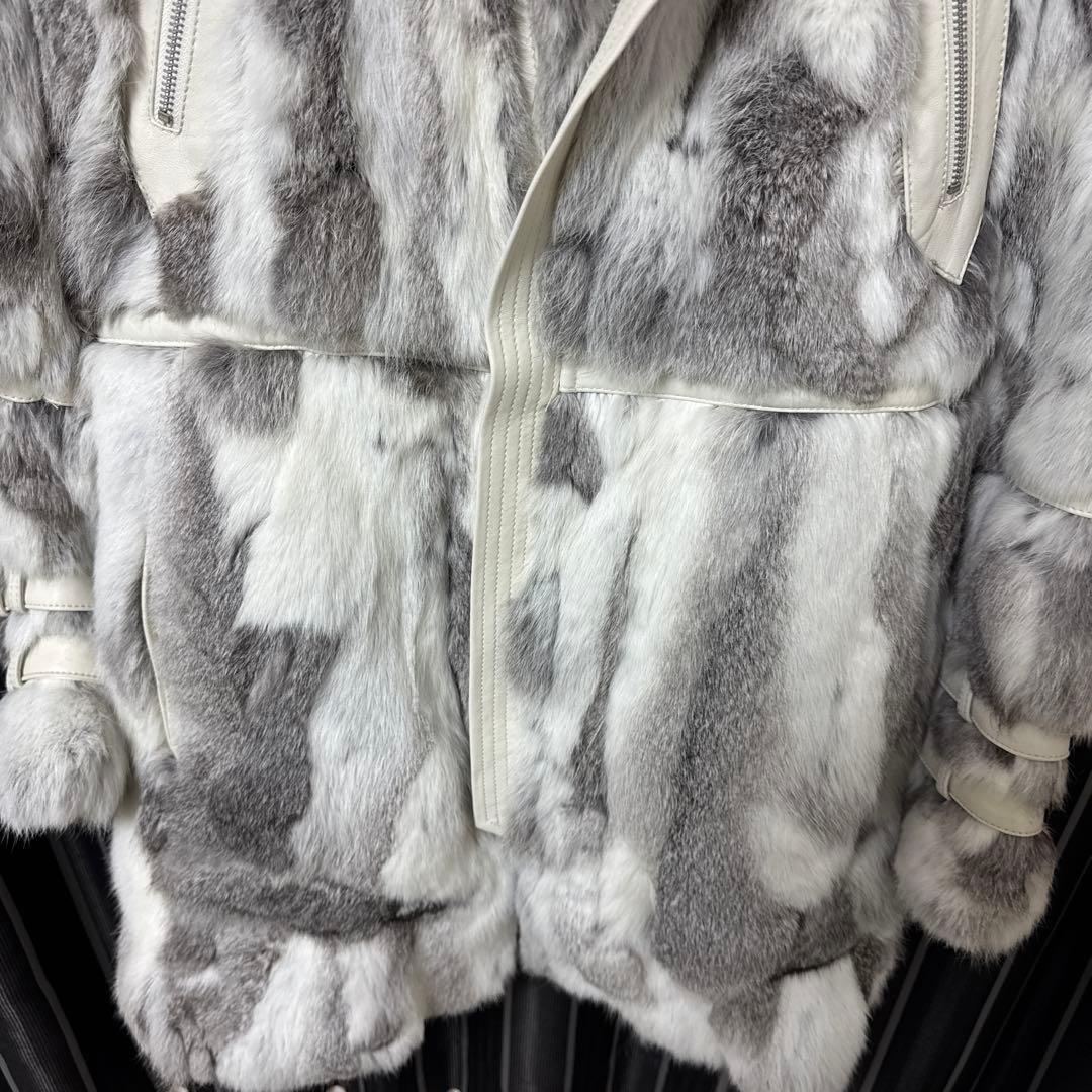 希少‼︎ トルネードマート ラビット×シルバーフォックスファーブルゾン