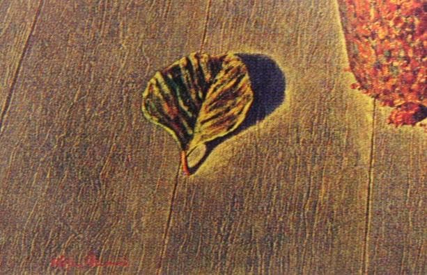 井沢幸三、『ポインセチア』、希少な画集より、新品高級額・額装付