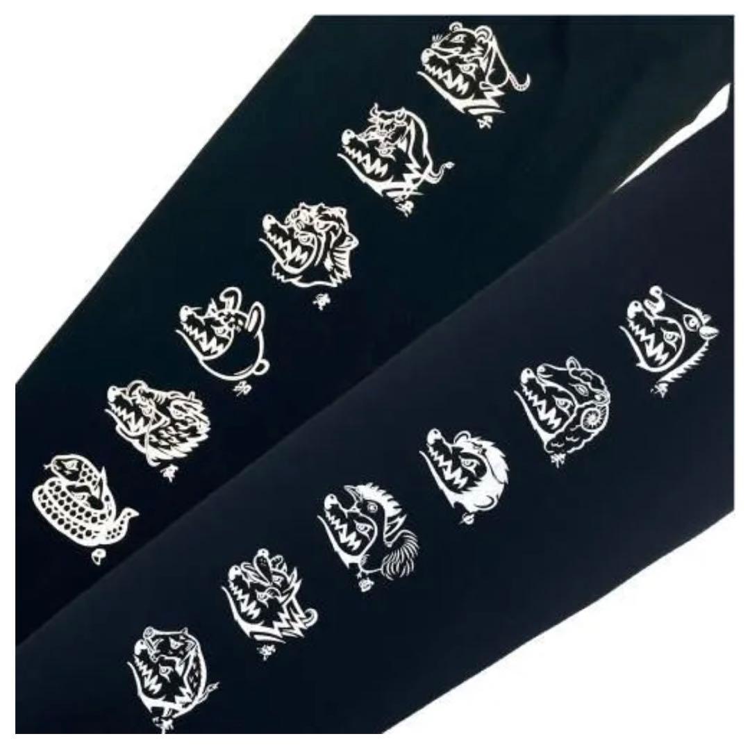 マンウィズ Too many ゴッツ ロンT（ブラック×ホワイト） XXL