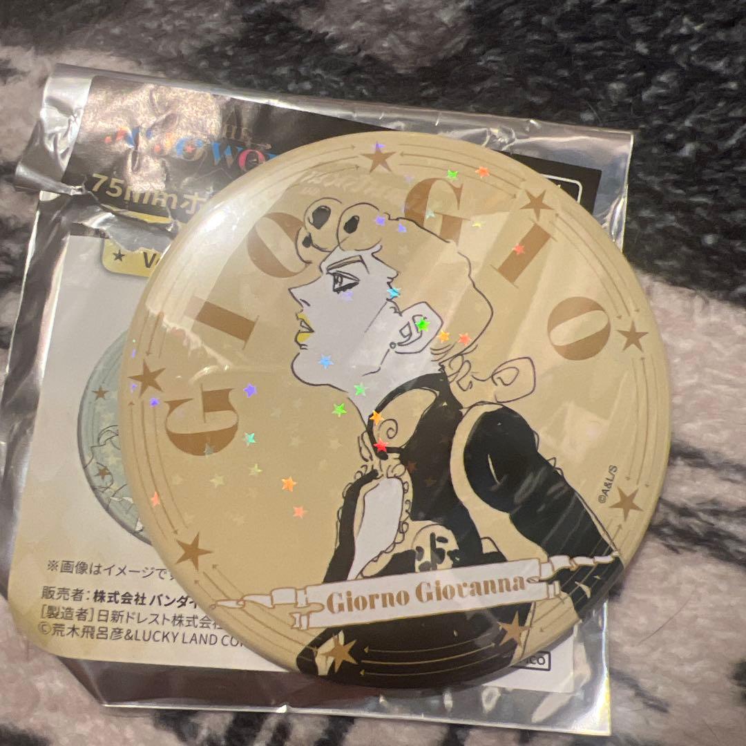 ジョジョワールド ジョルノ 缶バッジ - メルカリ