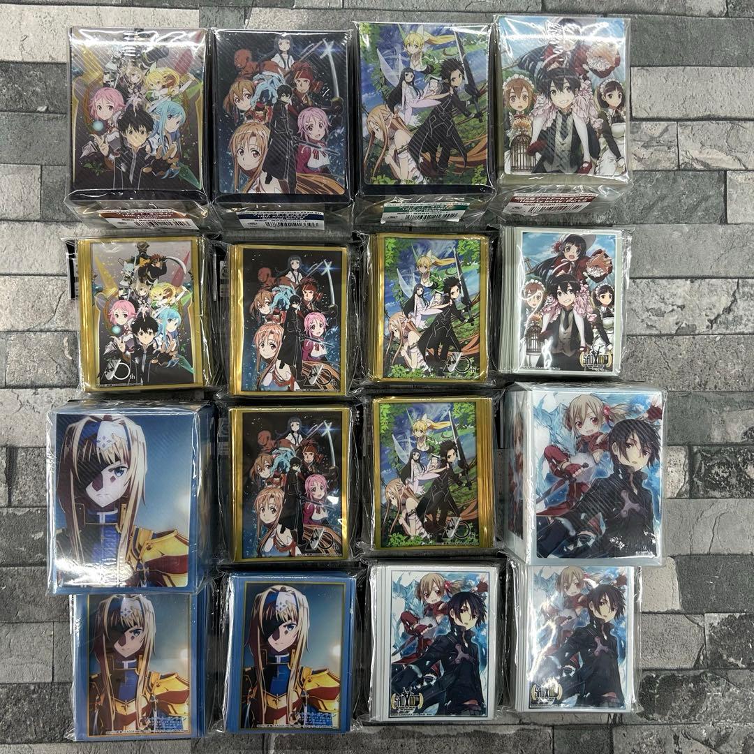 〈新品未開封〉スリーブ デッキホルダー SAO まとめ売り sao ソードアート・オンライン シノン スリーブ デッキホルダー セット