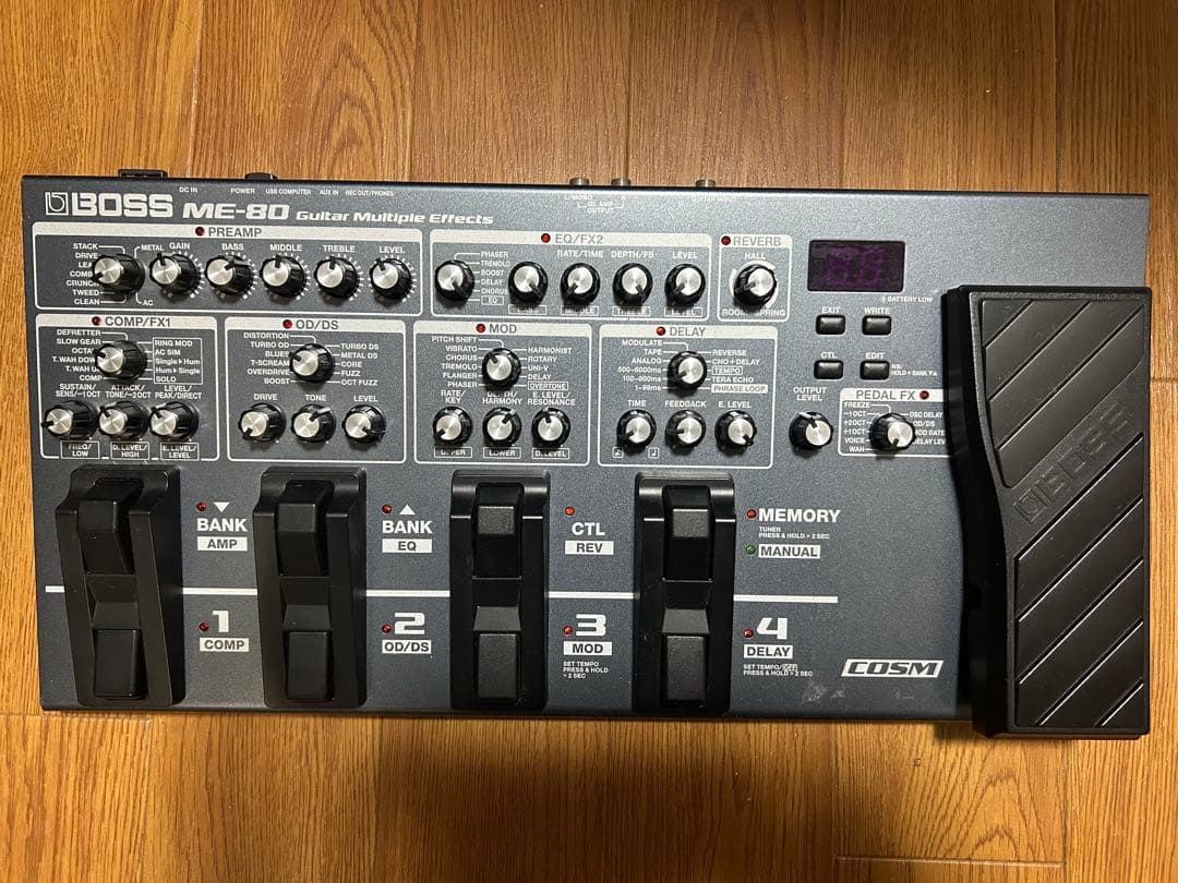 BOSS ME-80 ギターエフェクター(持ち運び専用ケース付き） - メルカリ