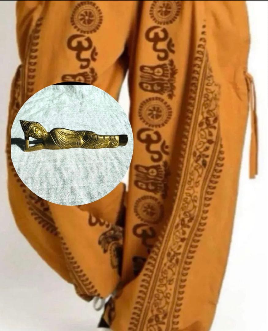 藤井風さん愛用 ラムナミ柄パンツ 涅槃像 セット エスニック - メルカリ