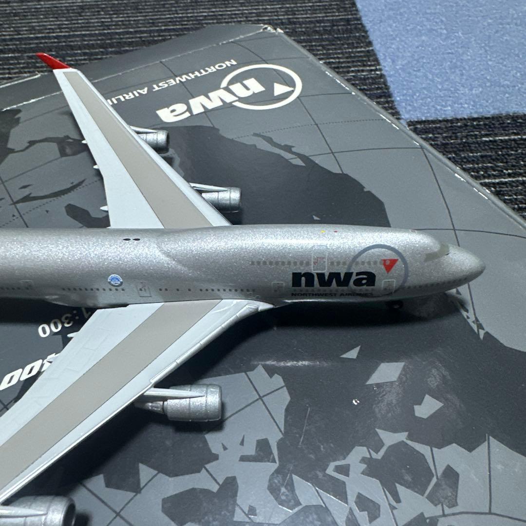ノースウエストB747-400 1/300 hogan限定品未展示 NWA 貴重 - メルカリ