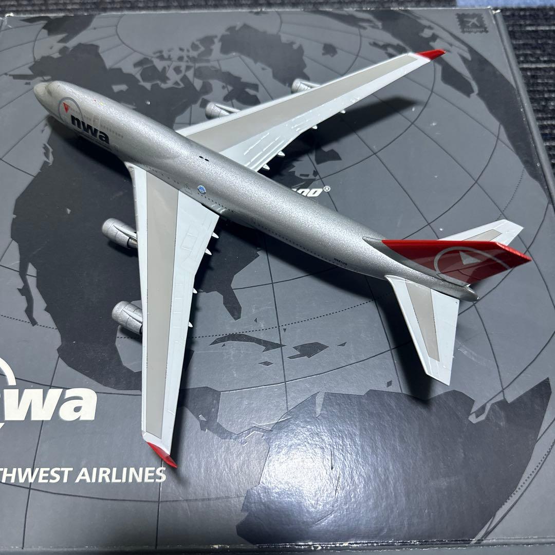 ノースウエストB747-400 1/300 hogan限定品未展示 NWA 貴重 - メルカリ