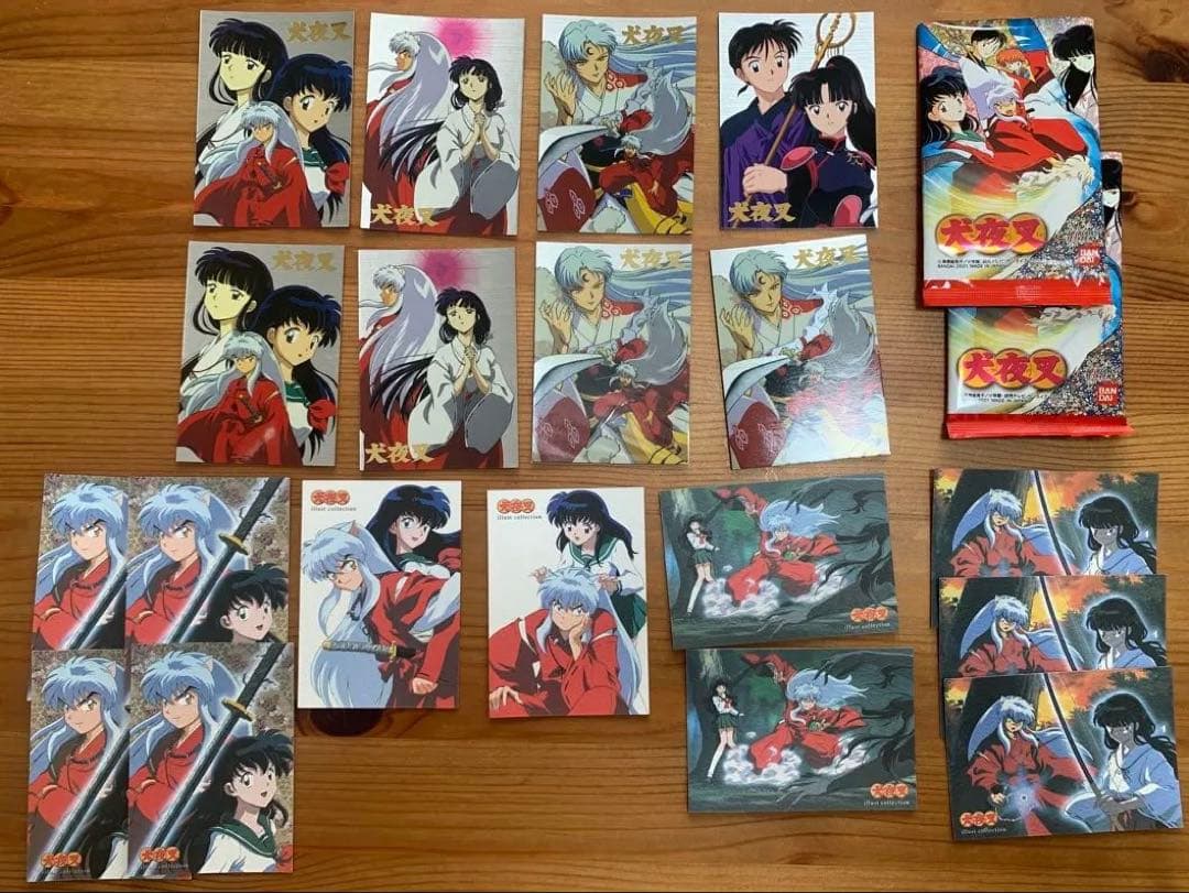 犬夜叉　クリアカード＆カードダスマスターズ　第一幕　62種　100枚以上　初版有