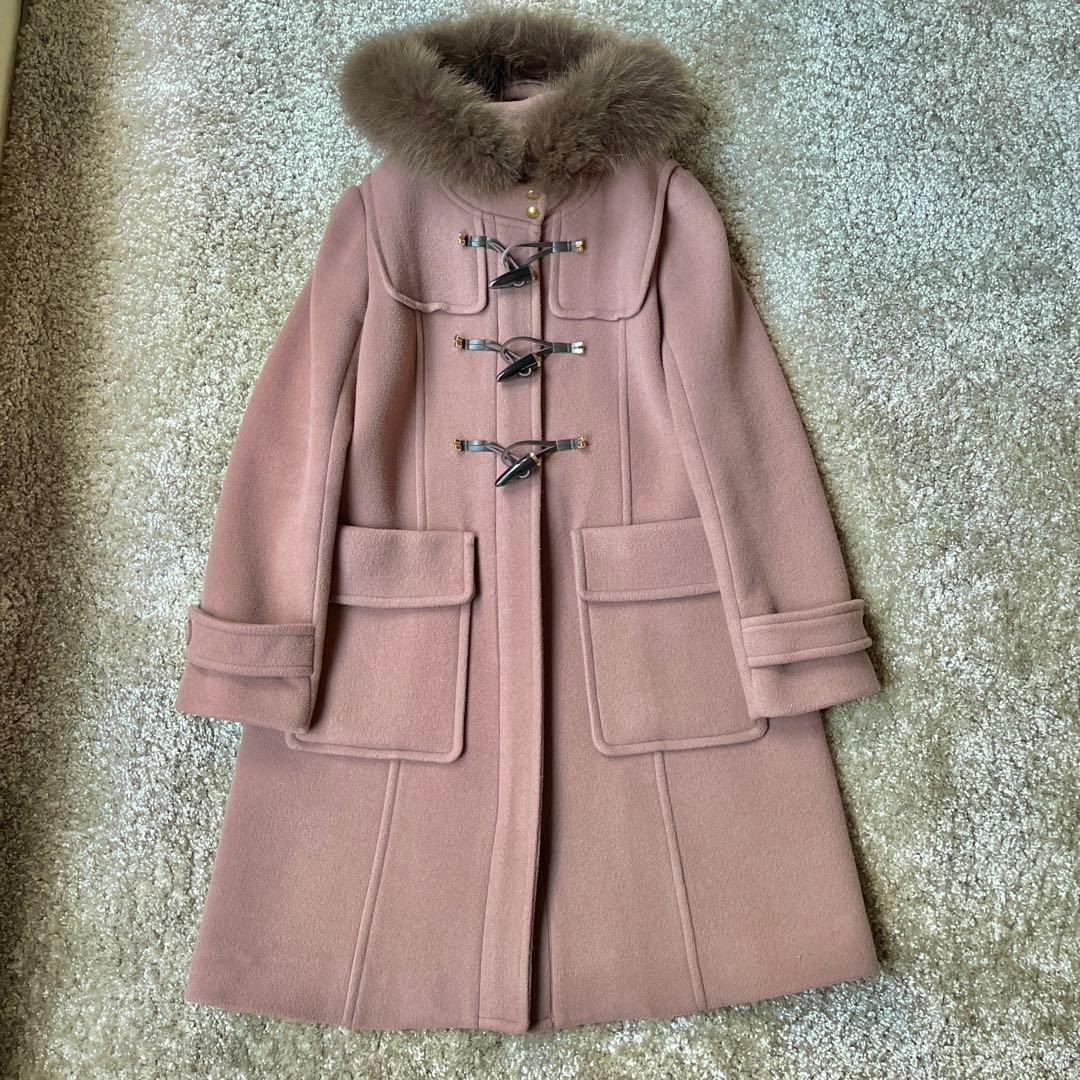 ジルバイジルスチュアート フロッシーモッサダッフルコート モカ