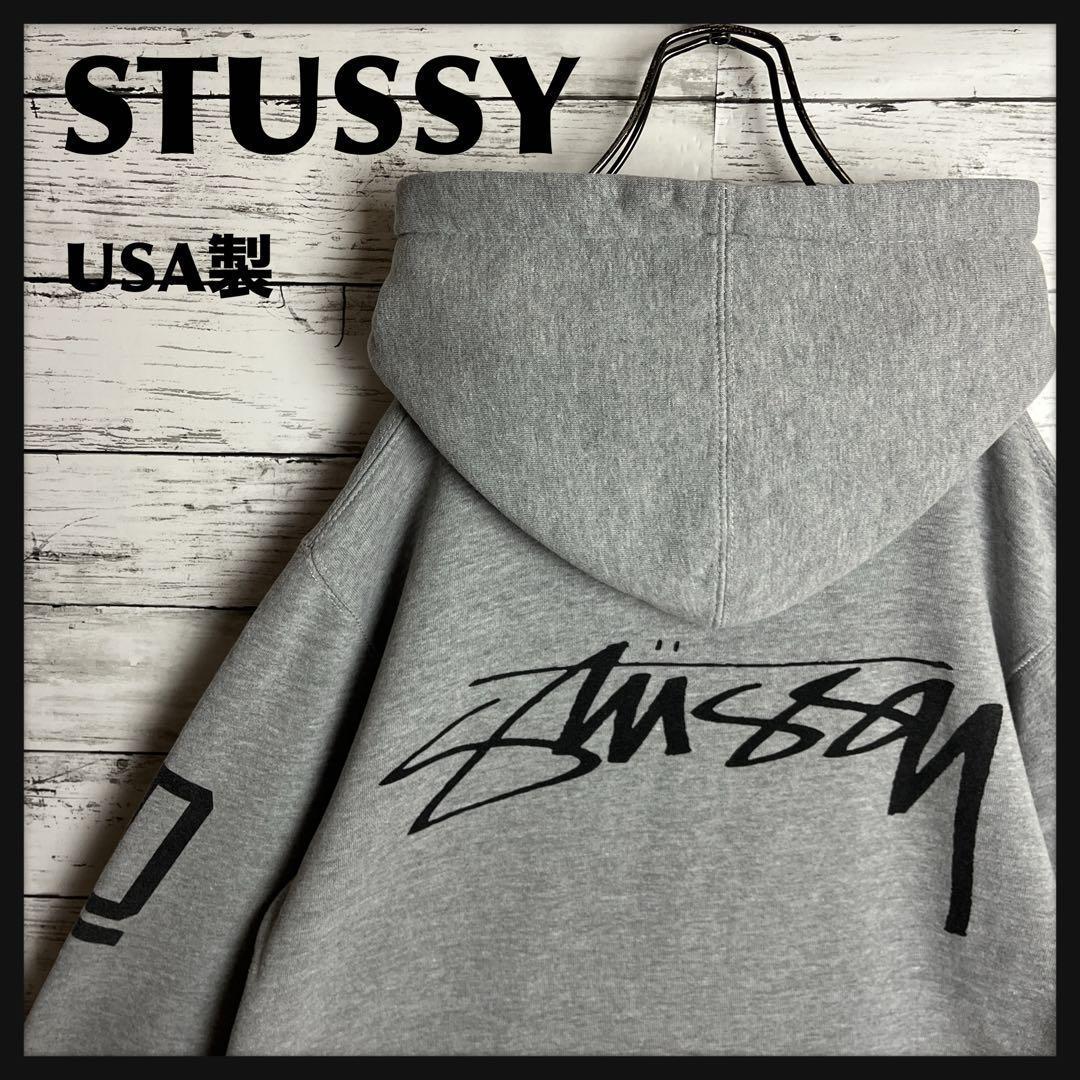 【即完モデル‼︎】【USA製】STUSSY◇ストックロゴ パーカー C966