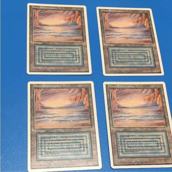 MTG デュアルランド Underground sea イタリア語版 4枚セット Underground Sea》[2ED] 土地R | 日本最大級 MTG通販サイト「晴れる屋」