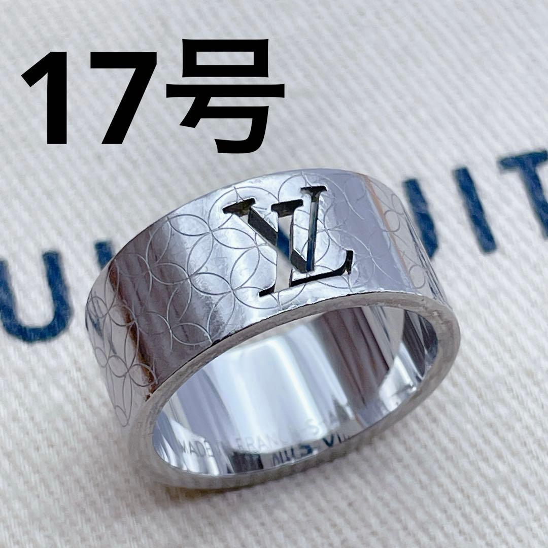 LOUIS VUITTON バーグシャンゼリゼ　リング　17号 シルバー LOUIS VUITTON（ルイ・ヴィトン） ほぼ新品 バーグ シャンゼリゼ S