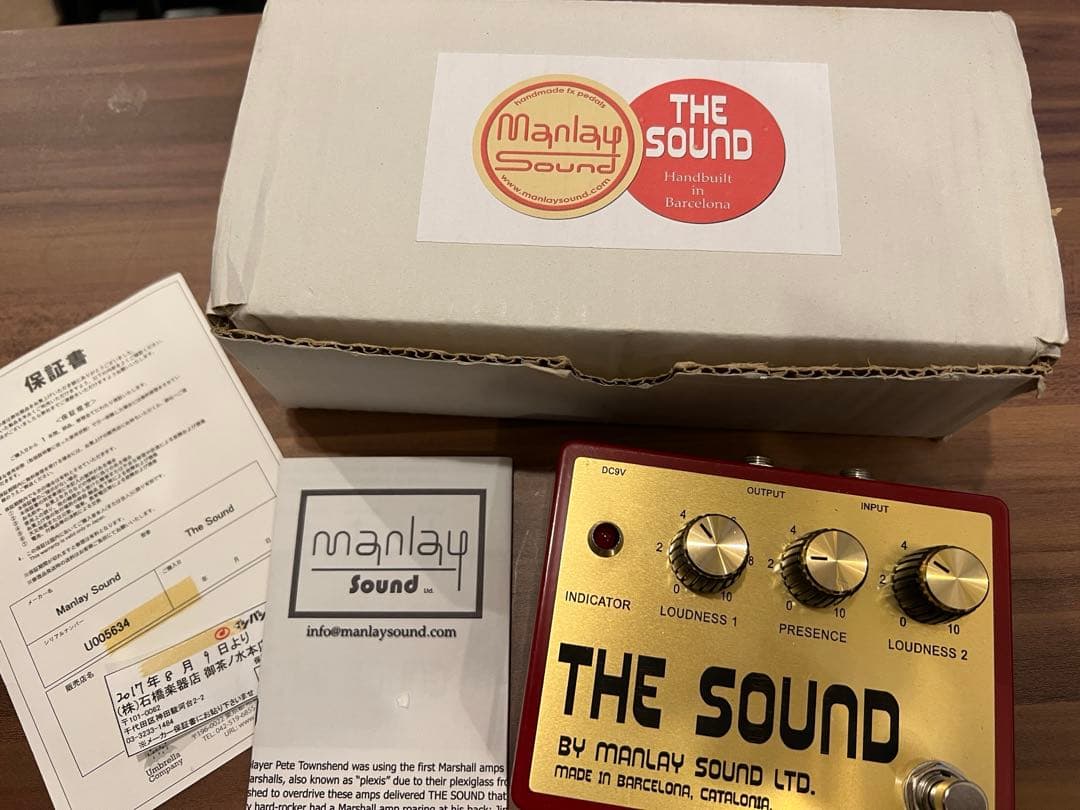 Manlay Sound THE SOUND ギターエフェクター