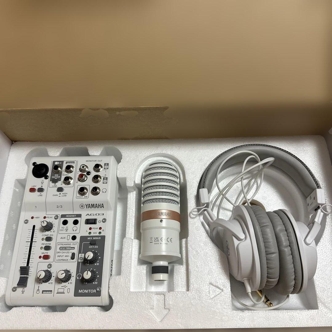 YAMAHA / AG03MK2 PC配信オリジナルセット【PNG】 YAMAHA AG03 MK2 Black（ブラック） 配信用ミキサー ミキシング