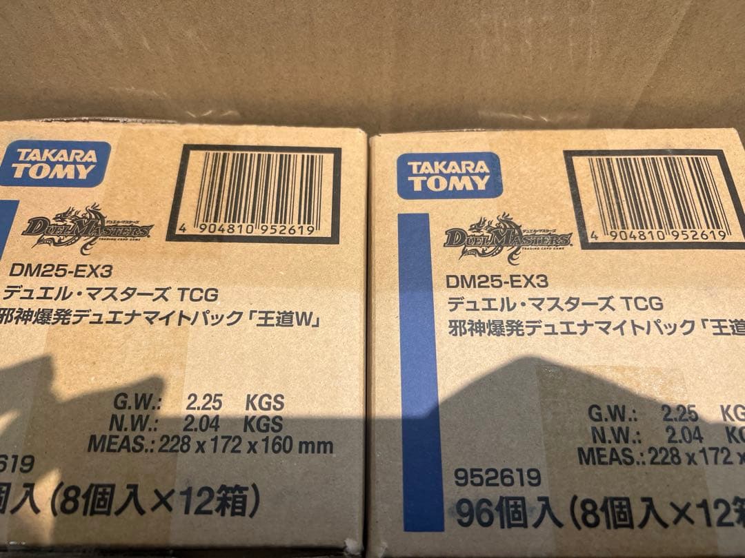 デュエマ DM25-EX3 邪神爆発デュエナマイトパック 王道W カートン