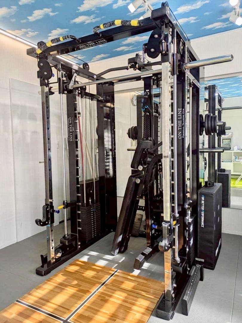 【引き取り限定】5in マルチスミスマシン、パワーラック、スミスマシン