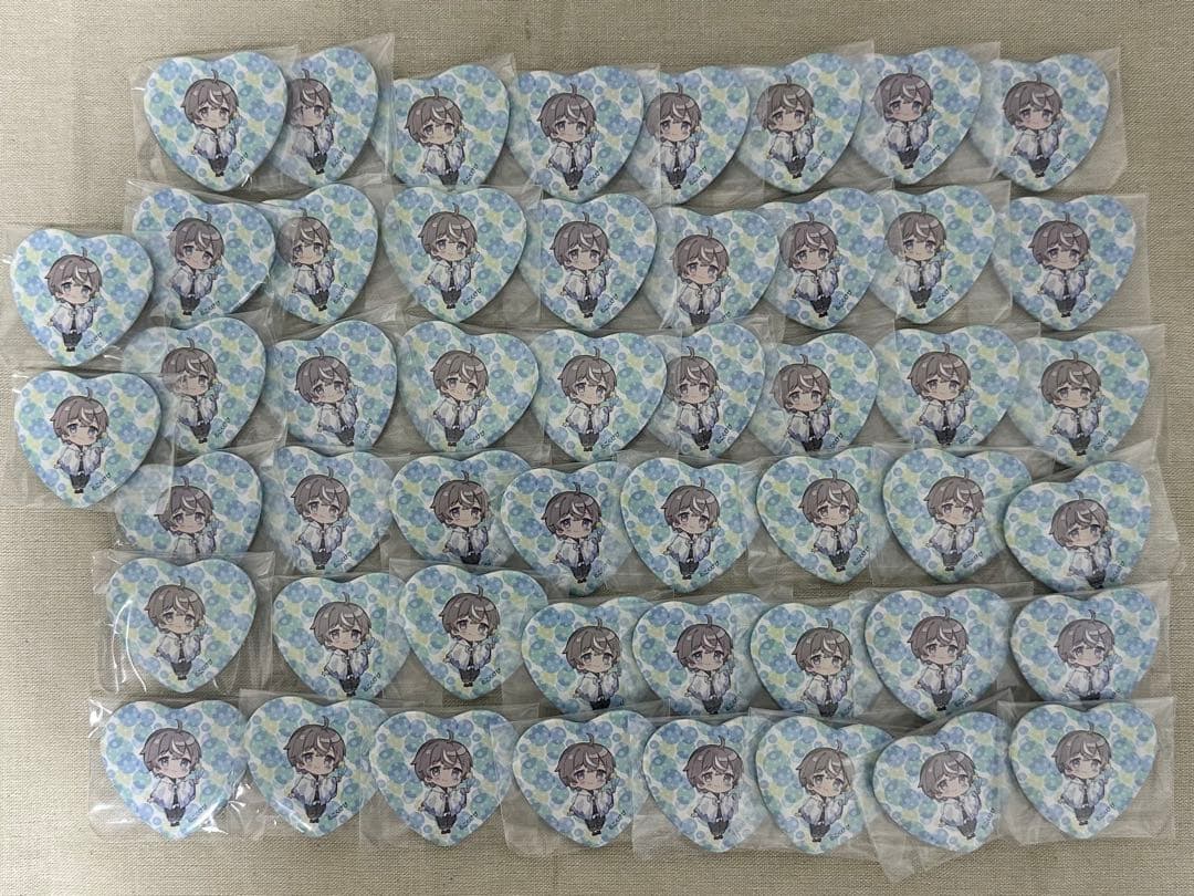 こくびび スイパラコラボ そらびび缶バッジ