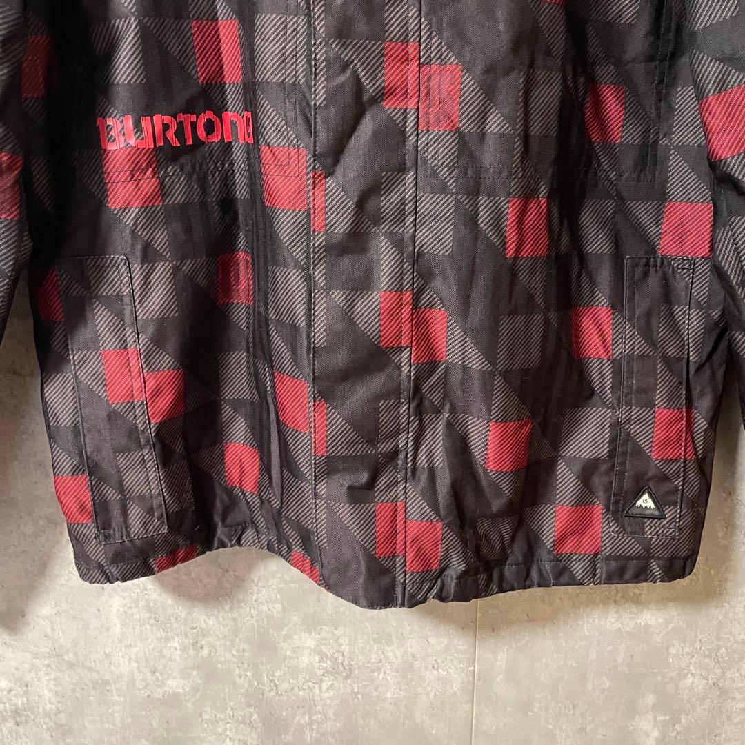 BURTONバートンスキージャケットスノーボードウェアパーカーフード黒