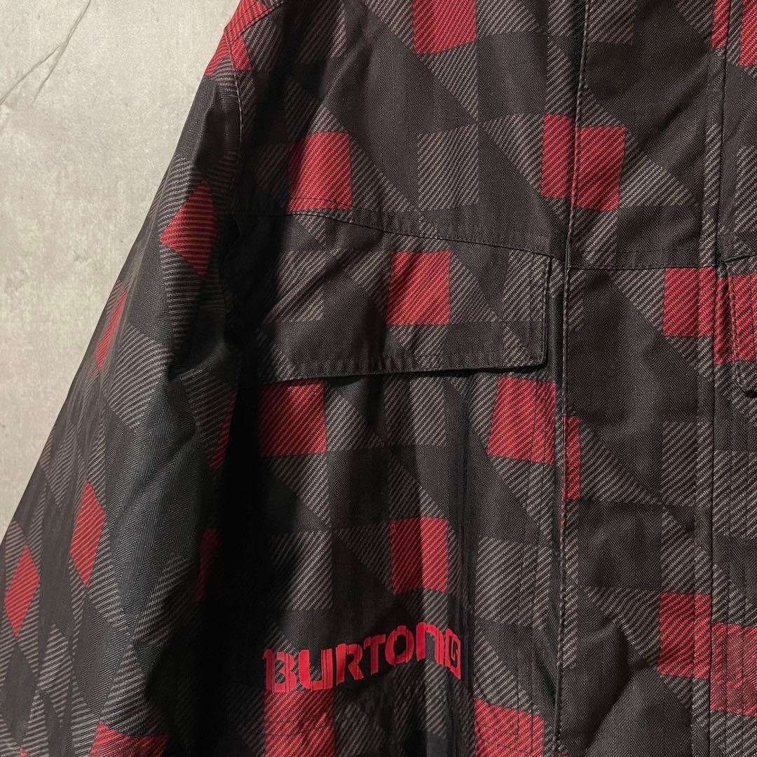 BURTONバートンスキージャケットスノーボードウェアパーカーフード黒