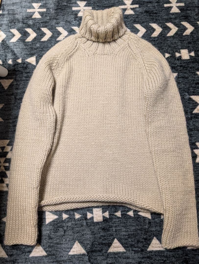 美品！マーガレットハウエル ウールハイゲージタートルネックニット M