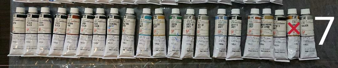 コメント必読⭐バラ売り可⭐ホルベイン 油彩絵の具9号(40ml)セット