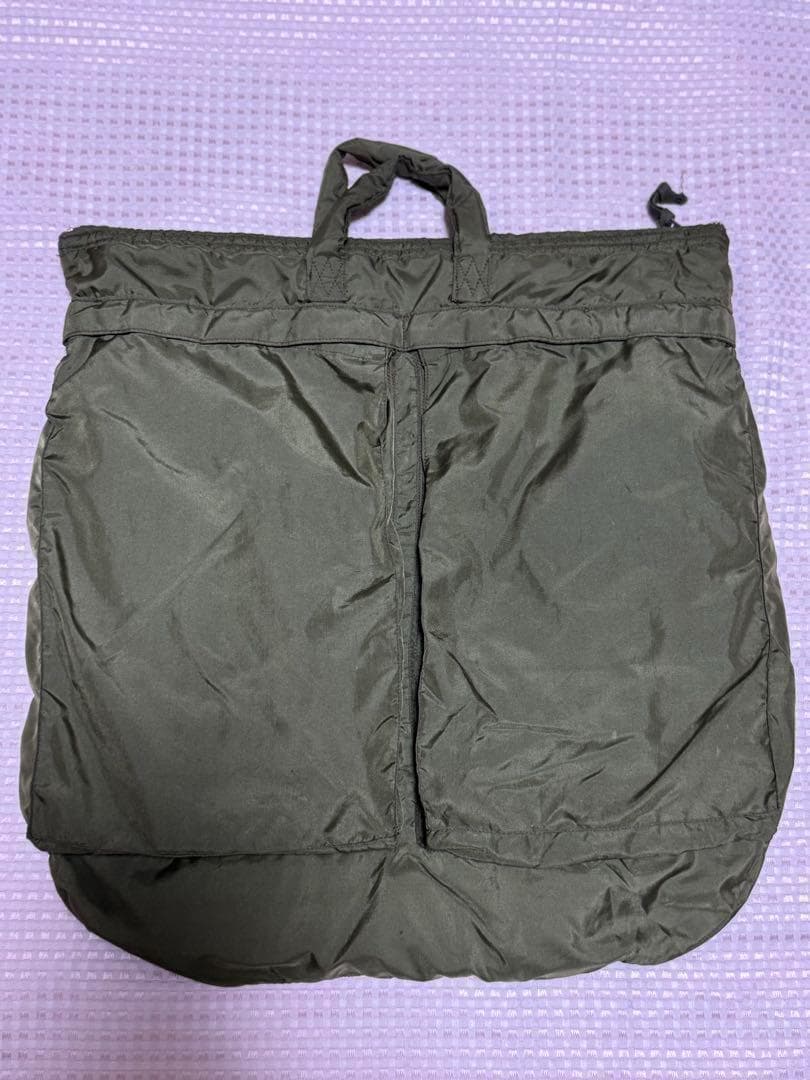 米軍 実物 ヘルメットバッグ アルミジップ