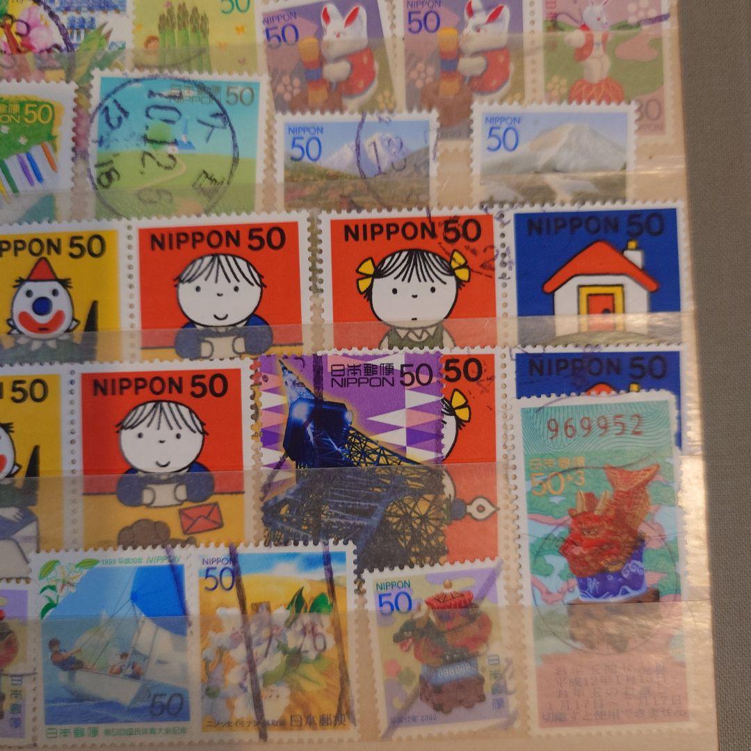 NIPPON 使用済切手 ページ2 74枚まとめ売り