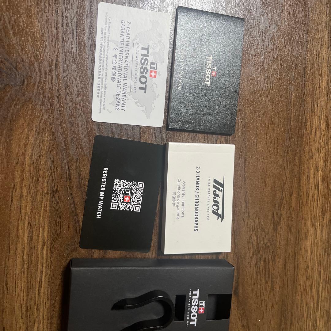 美品！！ティソ シースター1000 36mmクォーツ 白 デイト表示 替え