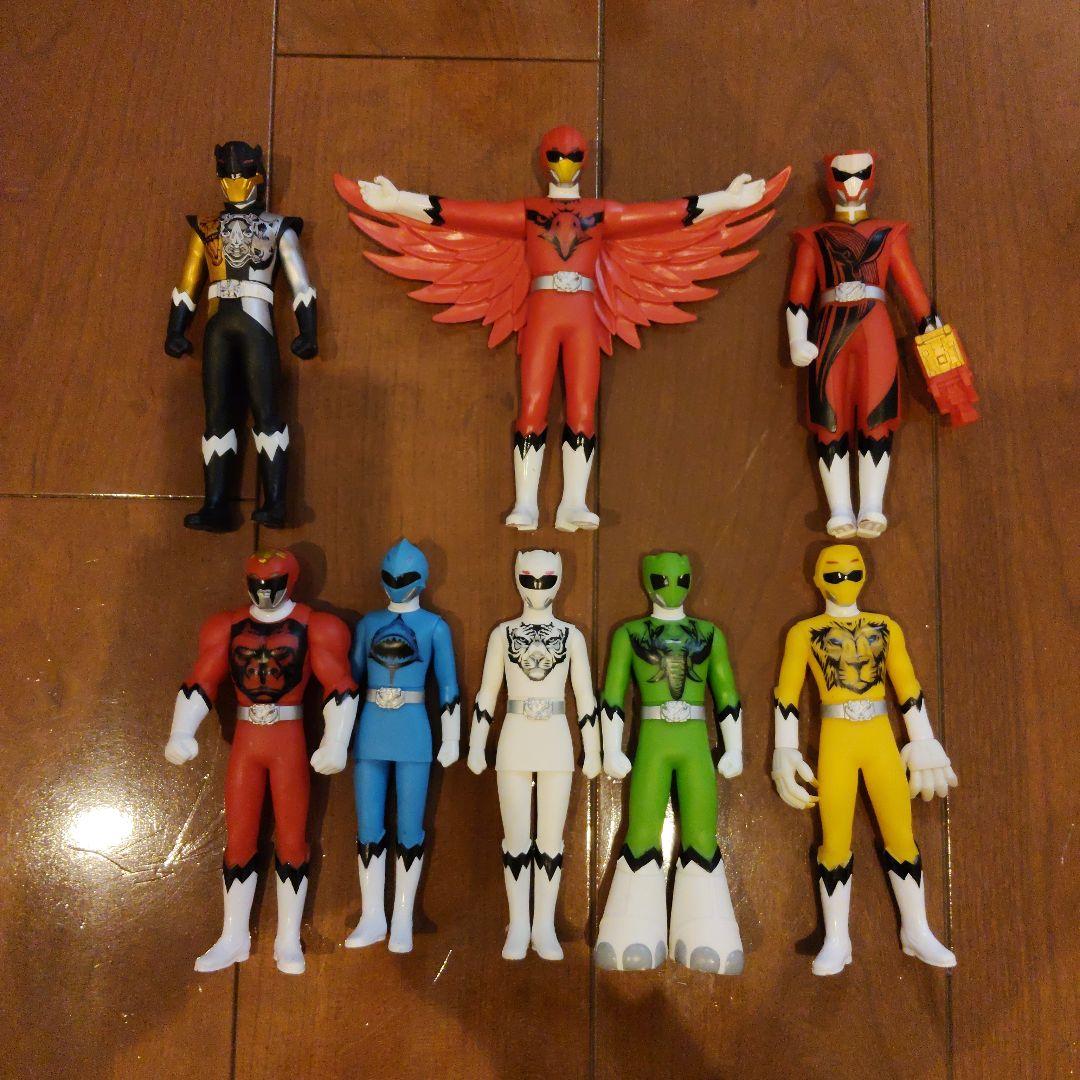 ジュウオウジャー　ソフビセット Amazon.co.jp: ソフビヒーロー 動物戦隊ジュウオウジャー2 野性解放Ver