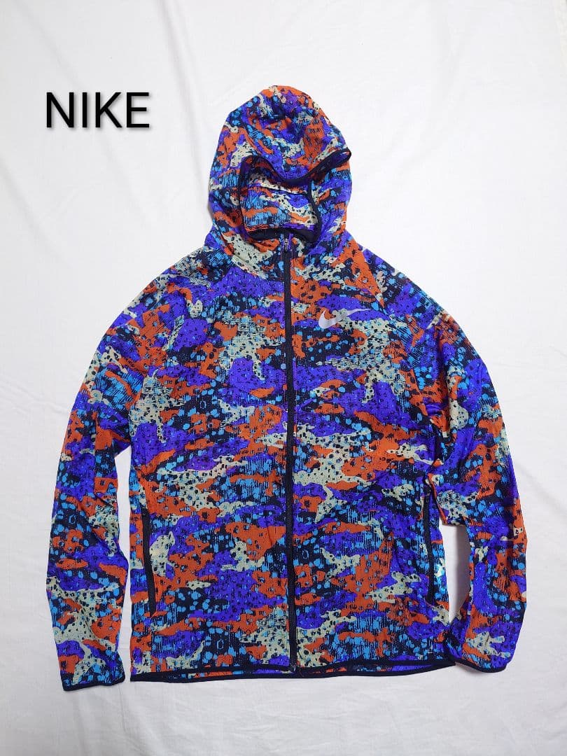NIKE ナイキ WINDRUNNER カラフル迷彩柄ウィンドブレーカー
