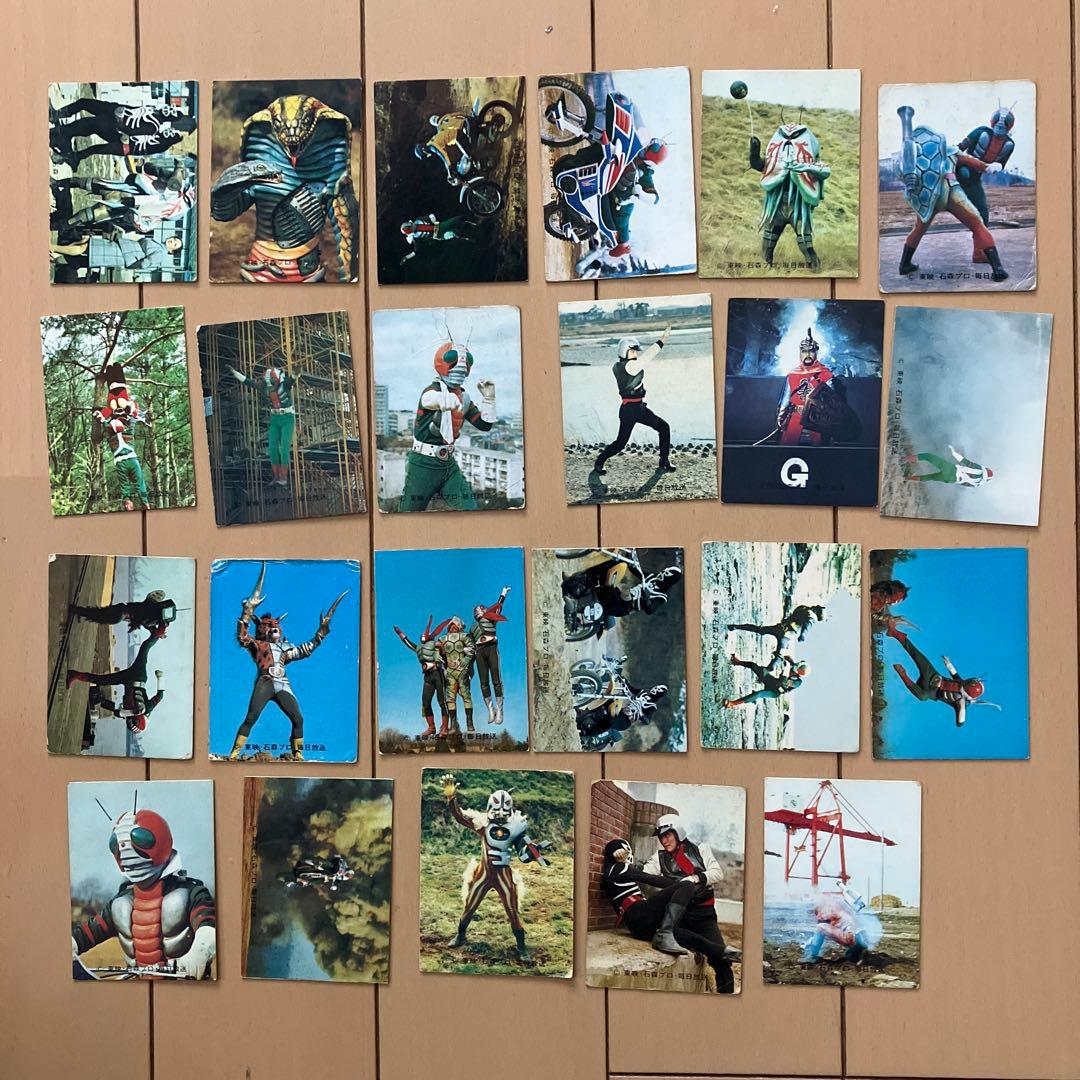 昭和レトロ☆旧カルビー☆仮面ライダーV3 ☆スナックカード - メルカリ