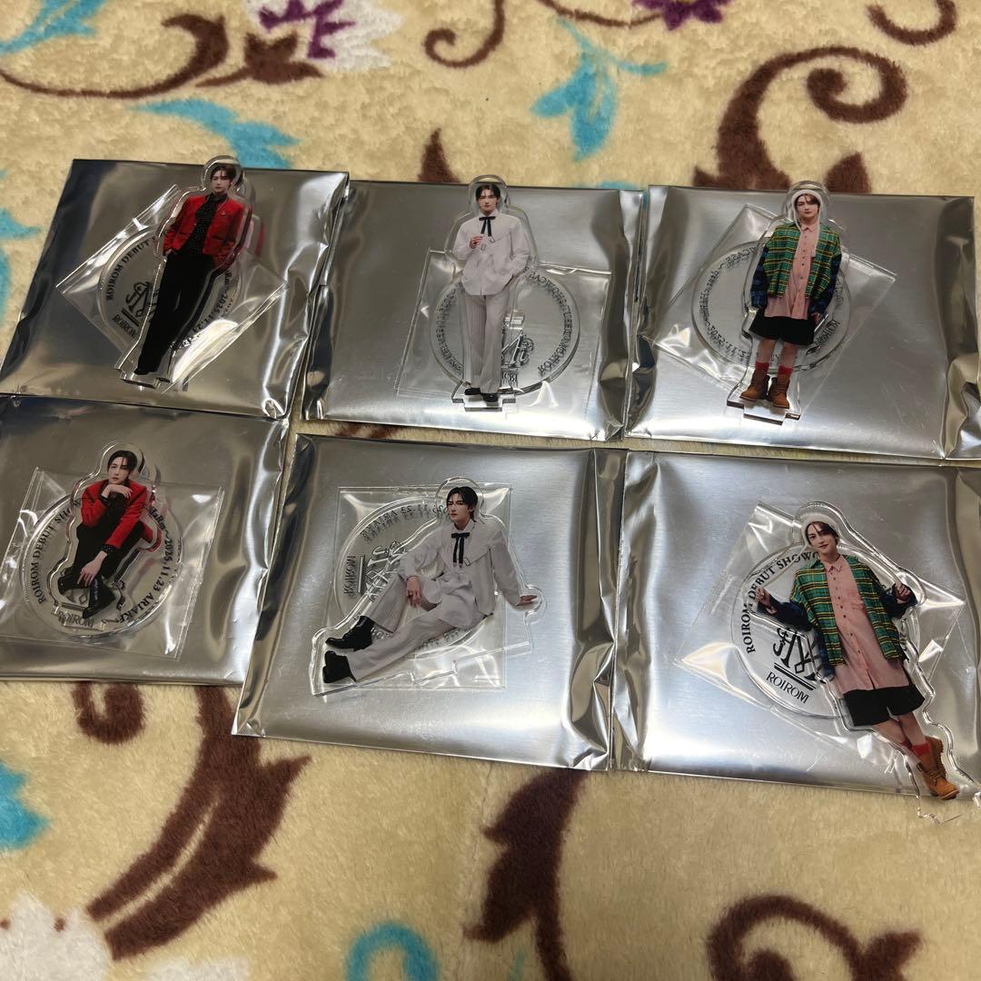 M*e様 ROIROM 浜川路己　アクリルスタンド 6個セット ROIROM DEBUT SHOWCASE ~dear cHaRm~ presented by BEAT AX VOL.7