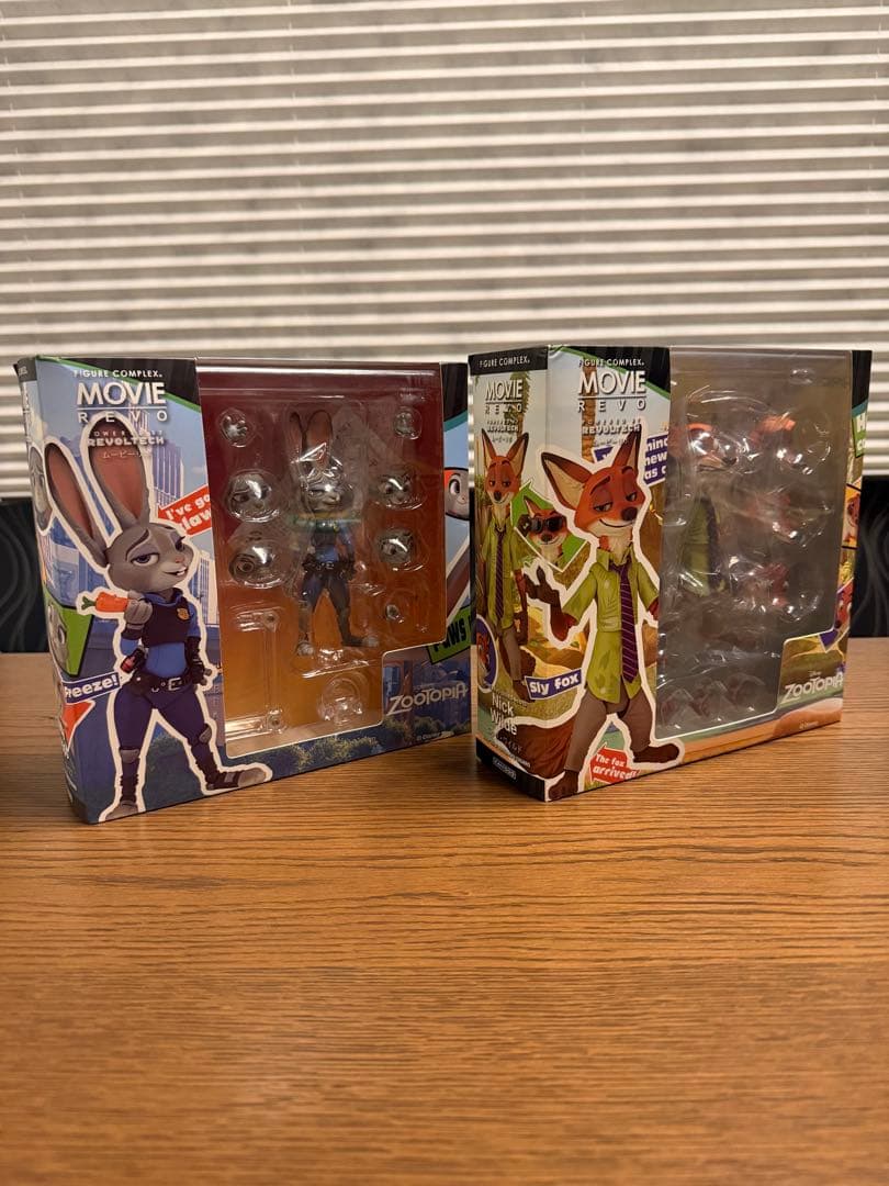 ズートピア フィギュア ムービーリボ【美品】ジュディ ニックセット