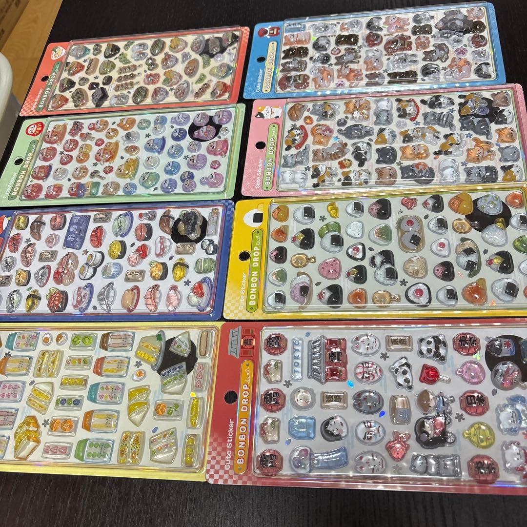 ボンボンドロップシール8枚